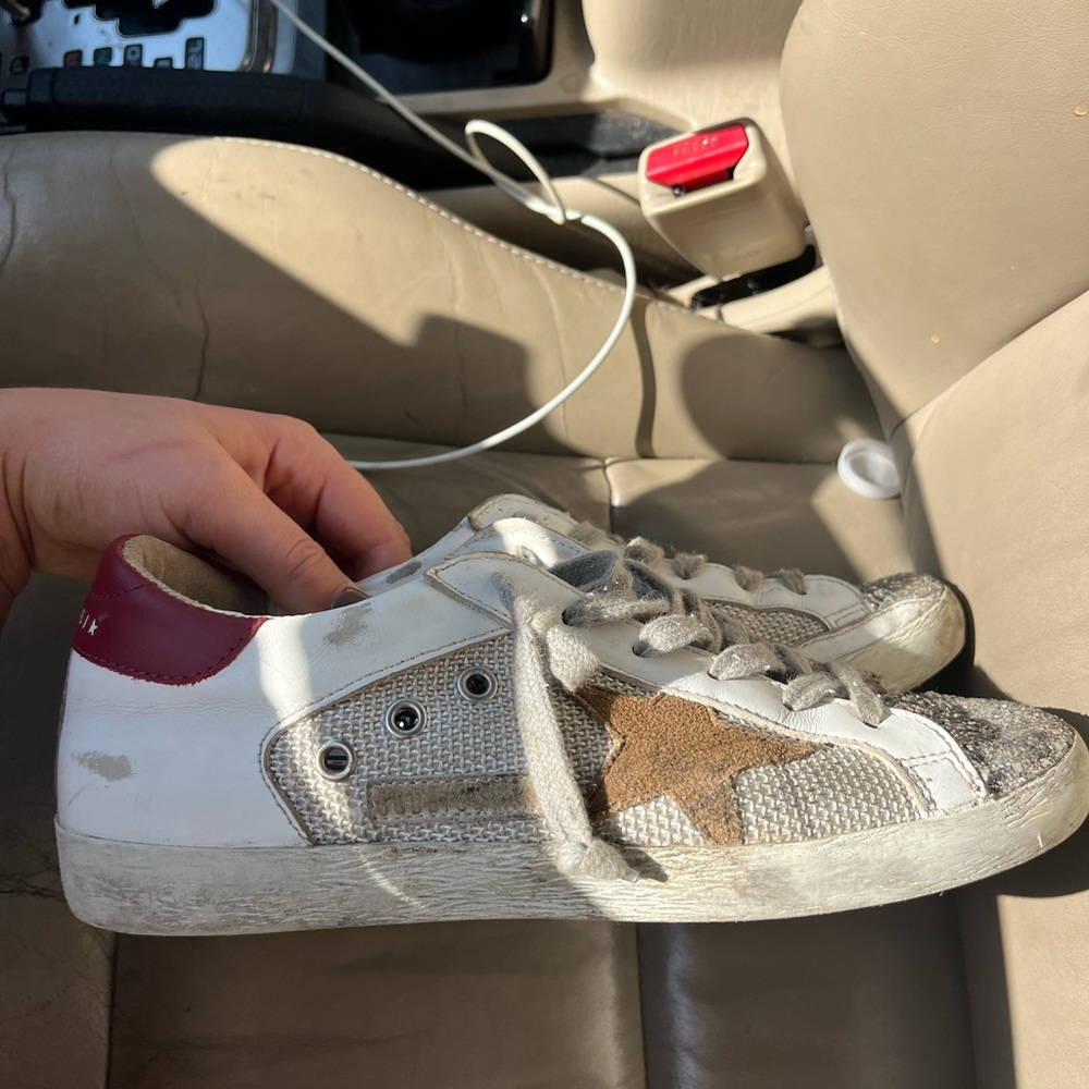 Superstar golden gooses red w star